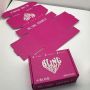 Custom Logo Hot pink Corrugated Cardboard Gradient Caixa De Papelao Gift Box Packaging Large Pink Shipping Boxes