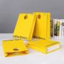 Custom Luxury Clothing Retail Packing Bag yellow Gift Bag Bolsas De Papel Shopping Packaging Paper Bags With Handles for Clothes
