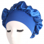  Custom elastic wide band silk satin hair bonnets