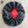 Mommy and Baby Satin Bonnets With Logo