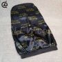 Repeat Logo Satin Sleep Bonnet for Long Hair With Wide Elastic Band