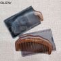 Custom Small Wooden Mustaches Comb Mens Beard Pocket Comb