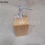 Custom wooden bamboo shampoo bottle Hand sanitizer bottle