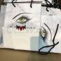 Custom Marble Paper Gift Bag For Eyelashes