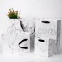 Custom Marble Paper Gift Bag For Eyelashes
