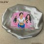 Wholesale Double Layer Silk Satin Bonnets with logo
