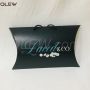 Private Label Printed Recycled Packaging Hair Extension Pillow Box for Hair