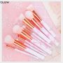 Marble Pattern Face Makeup Brush and Bag Set