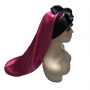 Custom Silk Satin Bonnet with Ties