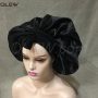 Extra Large Satin Bonnet with Elastic Tie