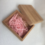 Custom Engraving Logo Slide Lid Gift Bamboo Wooden Box with lid