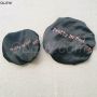 custom logo double layer silk satin baby mommy bonnets