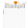 15 Pcs Eye Brushes Makeup Eyeliner Lash Brush Makeup Brush Set