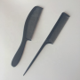 cheap hair comb black plastic tail comb set