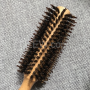 Antistati  Wood Round comb natural bristle hair brush