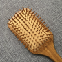 bamboo airbag massage square comb detangling hair brush
