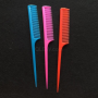 beautiful color plastic tail women hair comb