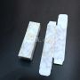 Custom lipgloss packaging box marble color with logo label