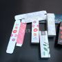 Custom lipgloss packaging box marble color with logo label