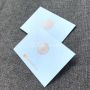 Custom Rose gold foil logo eco friendly White pearl paper card envelopes