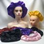 Custom hair satin Mommy and kids bonnets