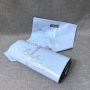Customized white polymailer bag with handle