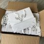 custom white shopping paper bag with rope