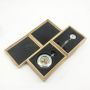 Custom natural wooden bamboo watch gift box with engraving logo