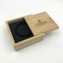 Custom Engraving Logo Storage Drawer Jewelry Gift Bamboo Wooden Box