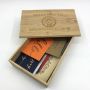 Cheap Unfinished Wood Box with Sliding Lid for Packaging Wholesale