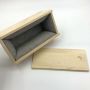 Custom Logo Luxury Tea Set Jewelry Gift Packaging Storage Pine Wooden Box With Insert