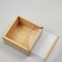 Wholesale new desgin cheap customized transparent slid lid pine wooden box
