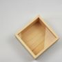 Wholesale new desgin cheap customized transparent slid lid pine wooden box
