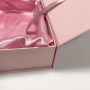 Elegant Design Hair Extension wig Packaging Boxes with satin lining