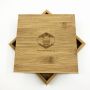 Customized Factory direct Eco-Friendly nature bamboo hand-made wooden gift box for packaging