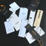 Custom hang tags and clothing garment labels 
