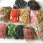 Decorative Green Crinkle Cut Shredded Shred Paper For Gift Basket