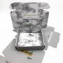 Marble printed corrugated shipping boxes with custom logo
