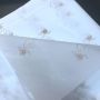 Customized gold foil logo tissue paper for dress