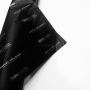Custom Black Printed Silver logo Tissue Paper for garments and shoes 