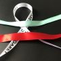 China Factory Wholesale Polyester Custom Printed black Satin Ribbon 