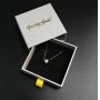 Custom logo printed velvet paper sliding packaging jewelry box 