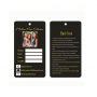 Cheap Custom Printed Label Care Hair Extension hangTags 