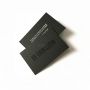 Factory price printed eco-friendly matt paper black cardboard business cards