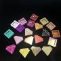  Private Label Wholesale Glitter holographic Eyelash Packaging Custom Mink Eyelash Box