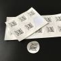 Custom design white round paper Stickers Self Adhesive Labels 