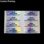Custom waterproof holographic Brand sealing Label Sticker