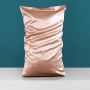 Custom Gold Rectangle smooth satin silk pillowcase