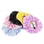 Custom double layer yellow baby bonnet 