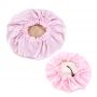 Customized logo Pink mommy and me satin bonnets